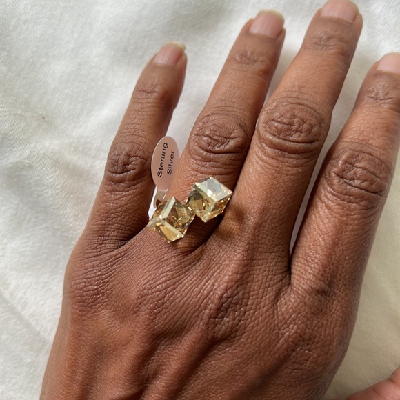 BLEU SAGE STERLING SILVER RING SIZE 8 - Picture 3 of 5